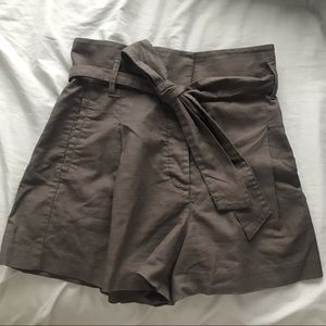 Aritzia shorts with tie-front